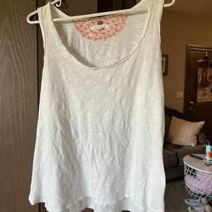 Anthropologie Pure + Good White Racerback Tank